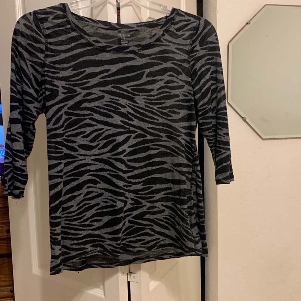 Style & Co blouse, Size Large, half sleeves